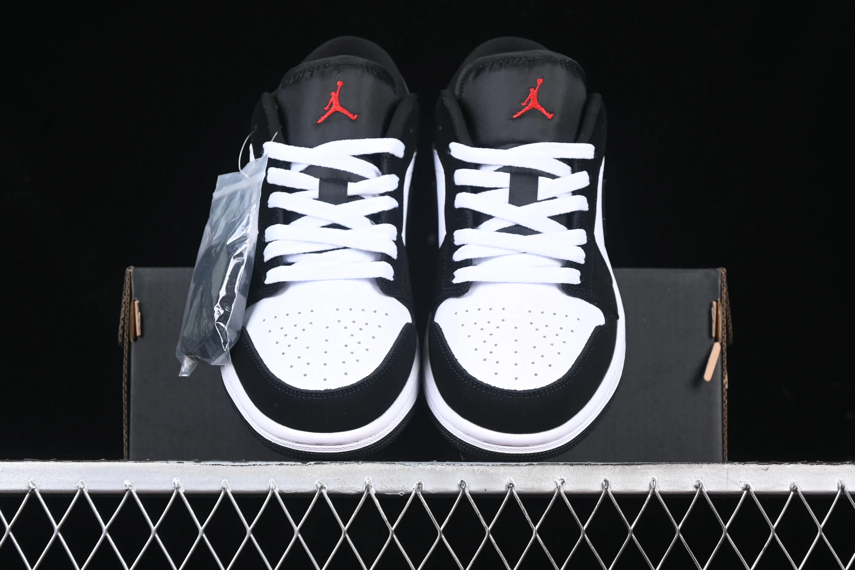 All categories Air Jordan Jordan series basketball shoes Air Jordan 1 Low Air Jordan 1 Low AJ1 Joe 1 gray white black hook low-top cultural casual sneakers HF3148-106